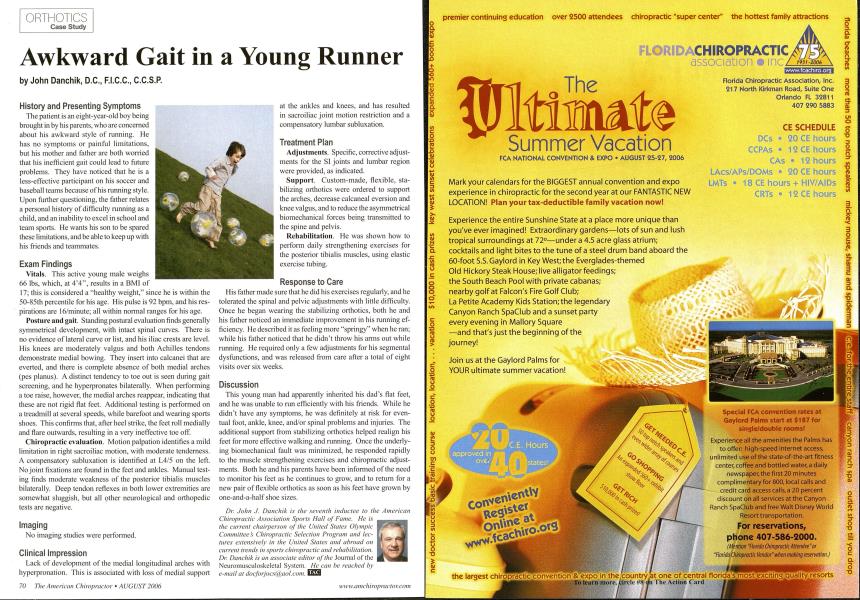 Awkward Gait in a Young Runner