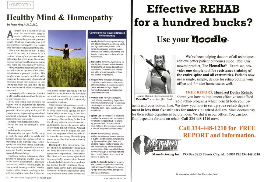 Healthy Mind & Homeopathy