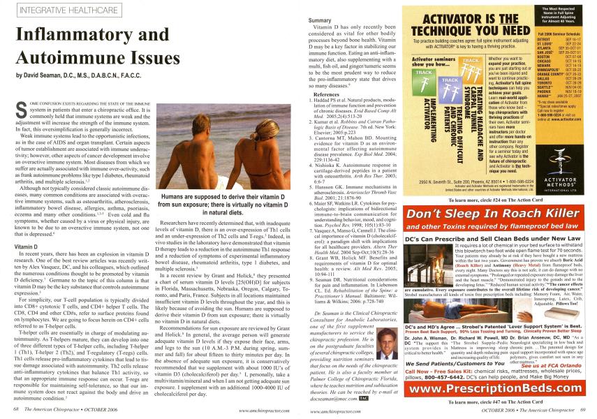 Inflammatory and Autoimmune Issues