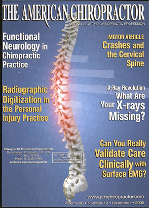 November 2006 | The American Chiropractor
