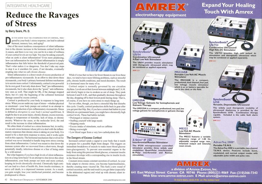 Reduce the Ravages of Stress