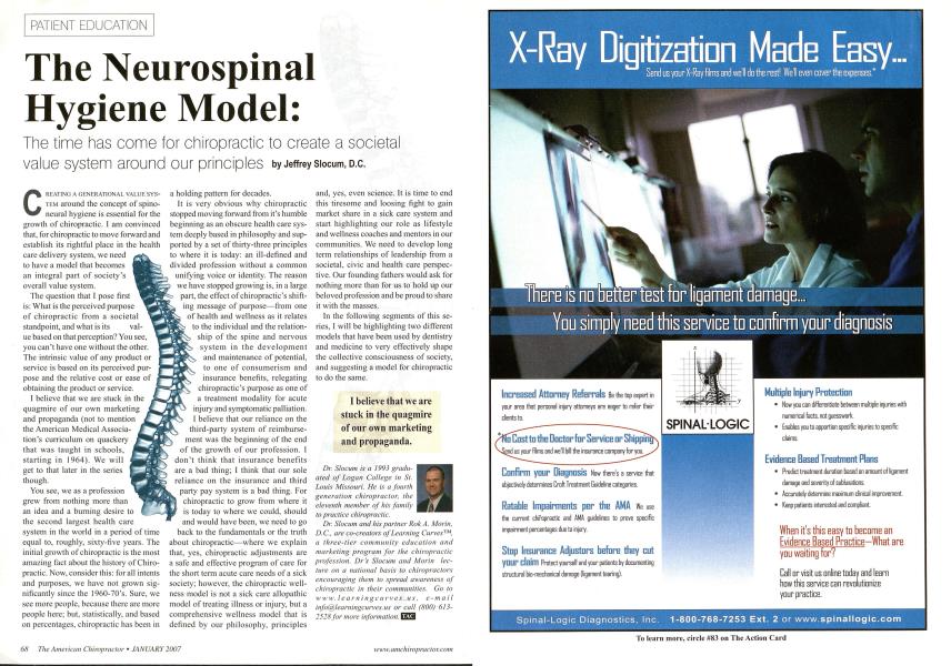 The Neurospinal Hygiene Model: