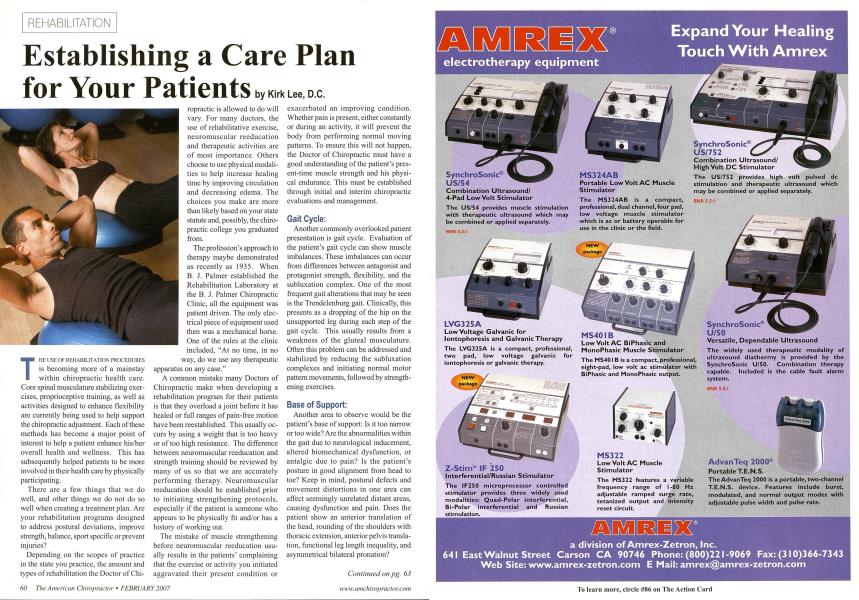 Establishing a Care Plan