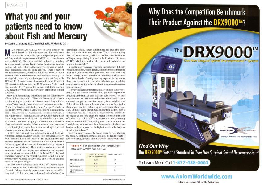 What you and your patients need to know about Fish and Mercury