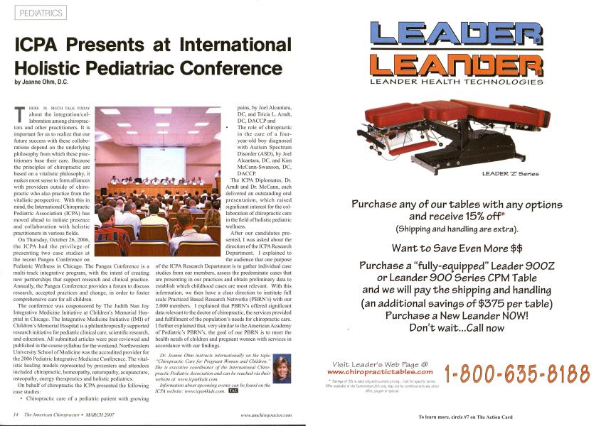 ICPA Presents at International Holistic Pediatriac Conference