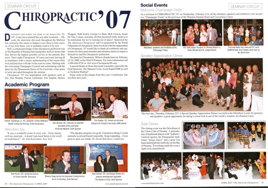 CHIROPRACTIC '07