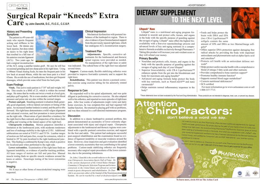 Surgical Repair "Kneeds" Extra Care