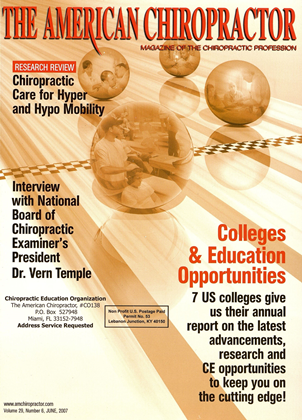 June 2007 | The American Chiropractor