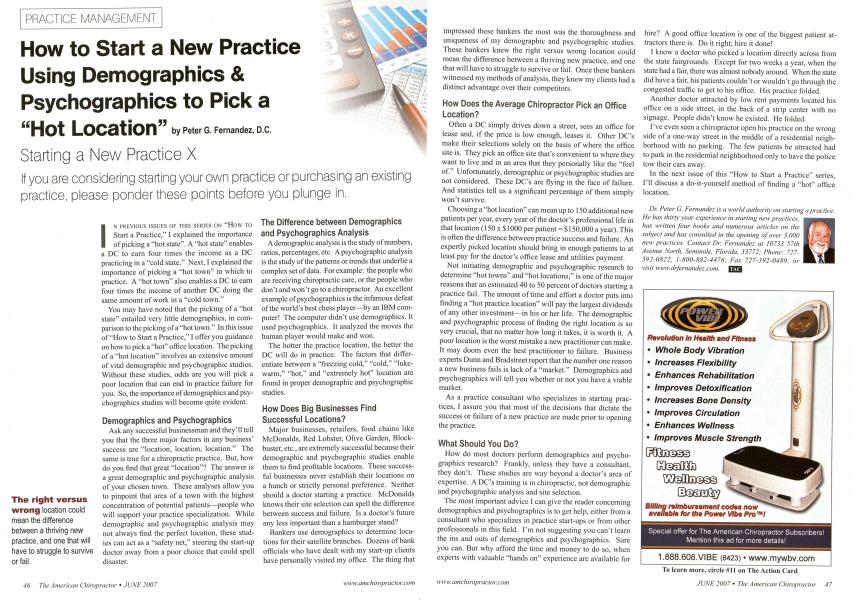 How to Start a New Practice Using Demographics & Psychographics to Pick a