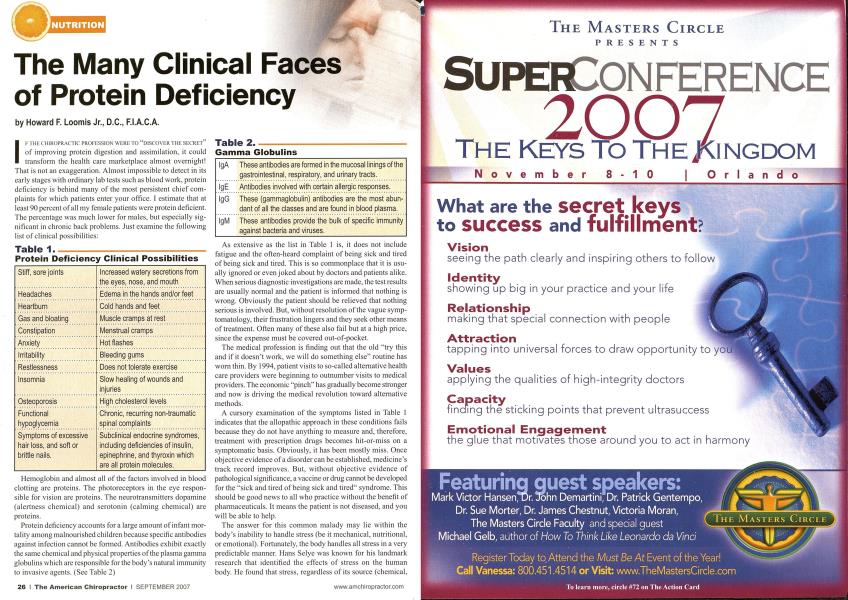 The Many Clinical Faces of Protein Deficiency