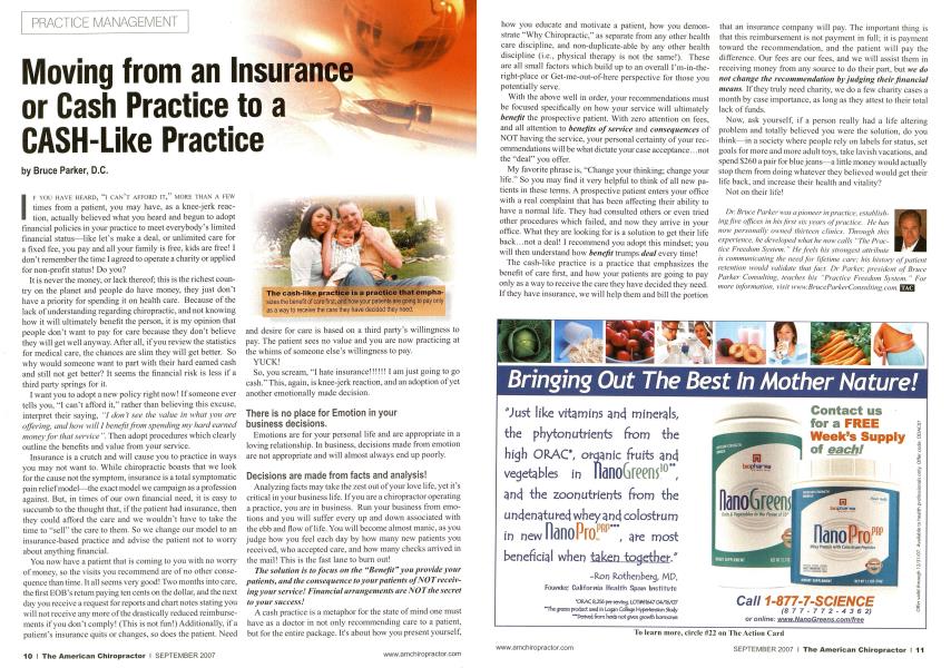 Moving from an Insurance or Cash Practice to a CASH-Like Practice