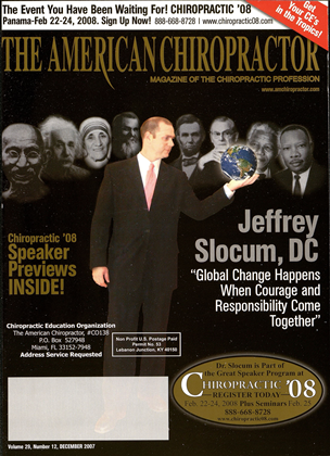 December 2007 | The American Chiropractor