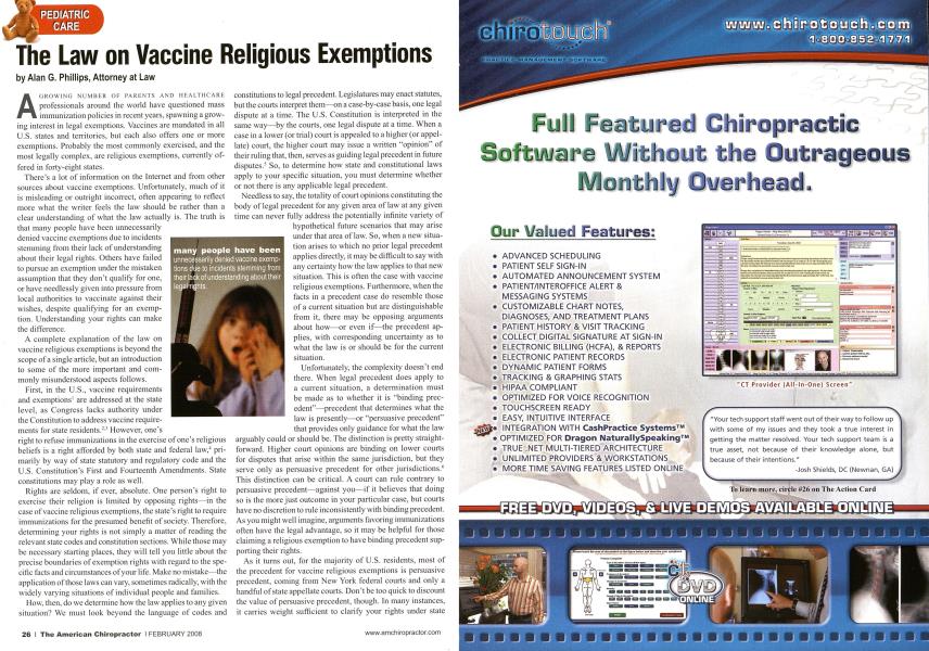 The Law on Vaccine Religious Exemptions