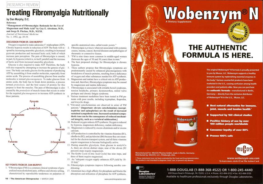 Treating Fibromyalgia Nutritionally