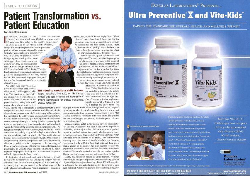 Patient Transformation vs. Patient Education