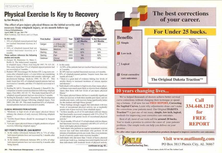 Physical Exercise Is Key to Recovery