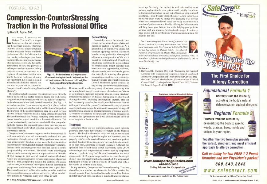 Compression-CounterStressing Traction in the Professional Office