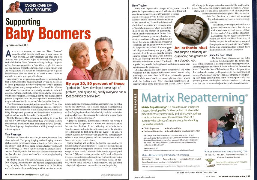 Supporting Baby Boomers