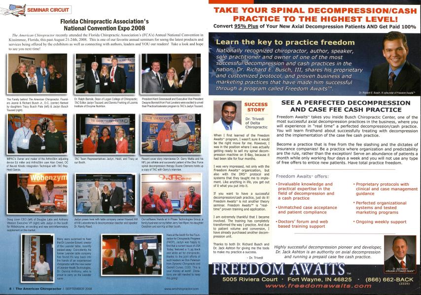 Florida Chiropractic Association's National Convention Expo 2008