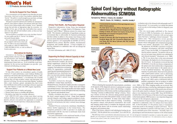 Spinal Cord Injury without Radiographic Abdnormalities SCIWORA