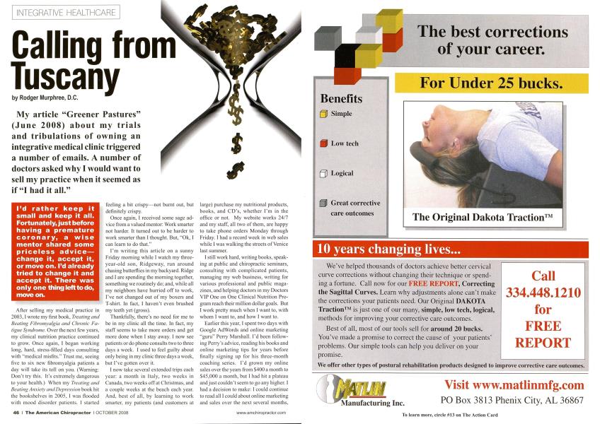 Calling from Tuscany