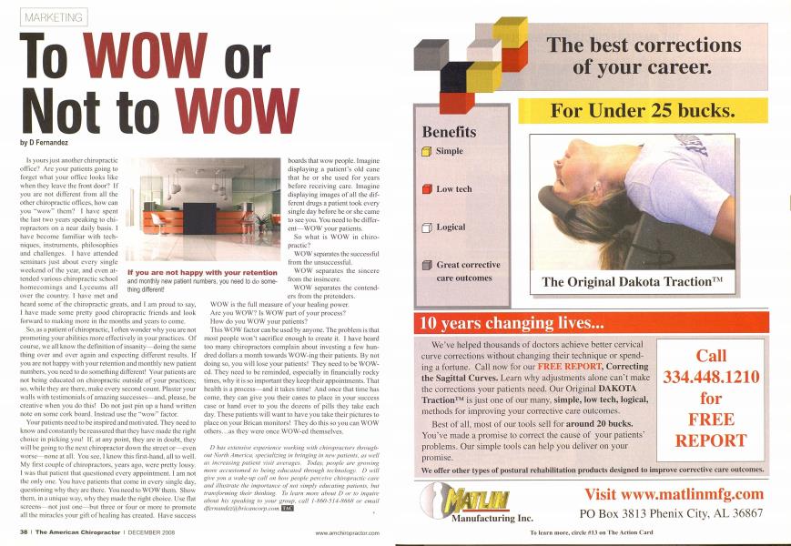 To WOW or Not to WOW
