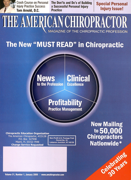Issue: - January 2009 | The American Chiropractor