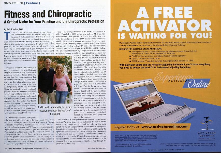 Fitness and Chiropractic A Critical Niche for Your Practice and the Chiropractic Profession