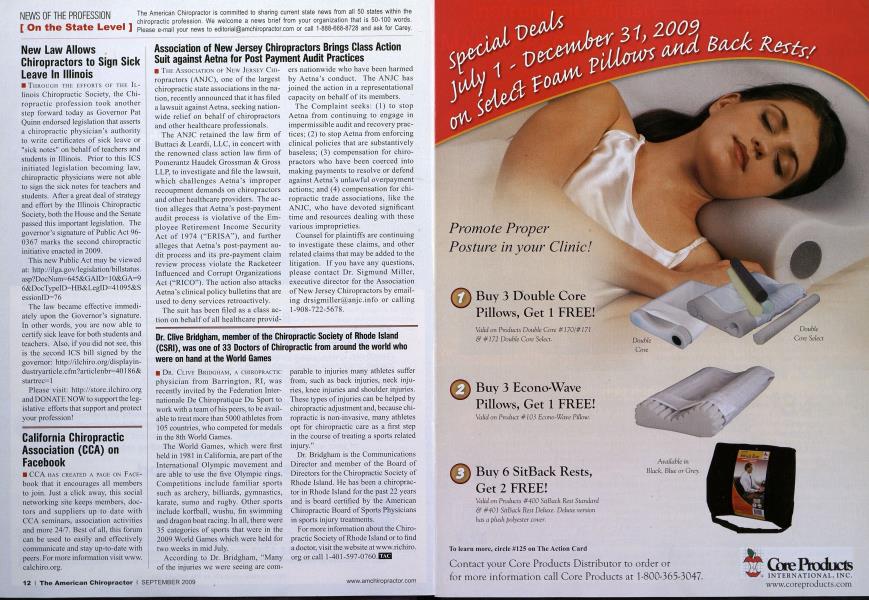 Association of New Jersey Chiropractors Brings Class Action Suit against Aetna for Post Payment Audit Practices