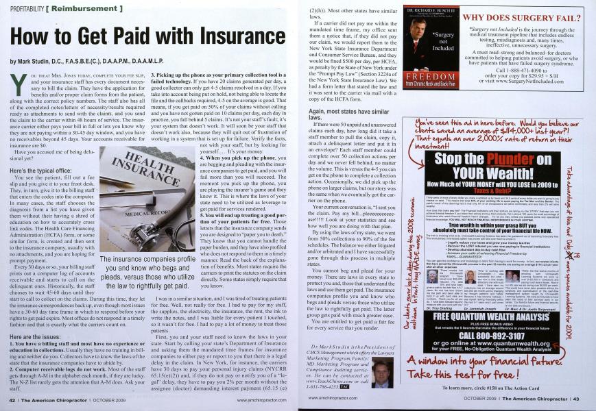 How to Get Paid with Insurance