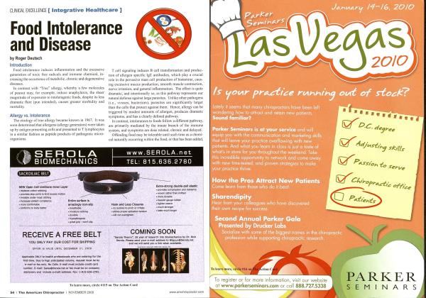Food Intolerance and Disease