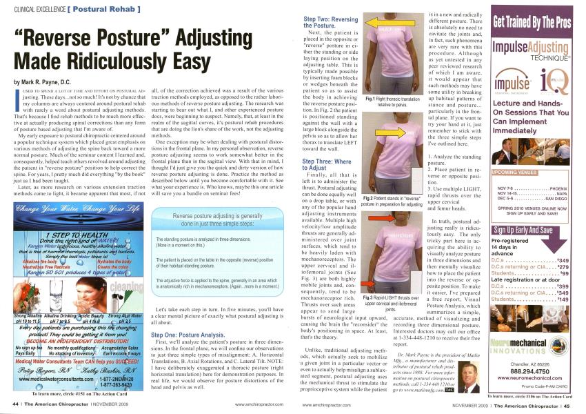 "Reverse Posture" Adjusting Made Ridiculously Easy