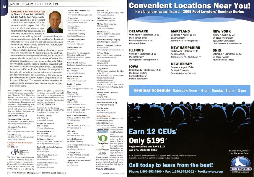 MARKETING & PATIENT EDUCATION