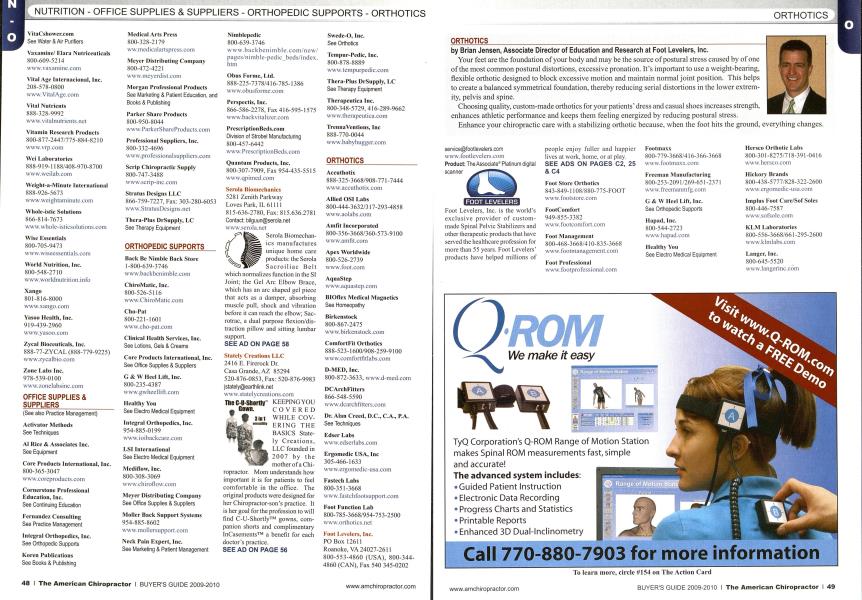 ORTHOTICS