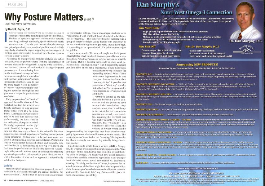 Why Posture Matters (Part I)