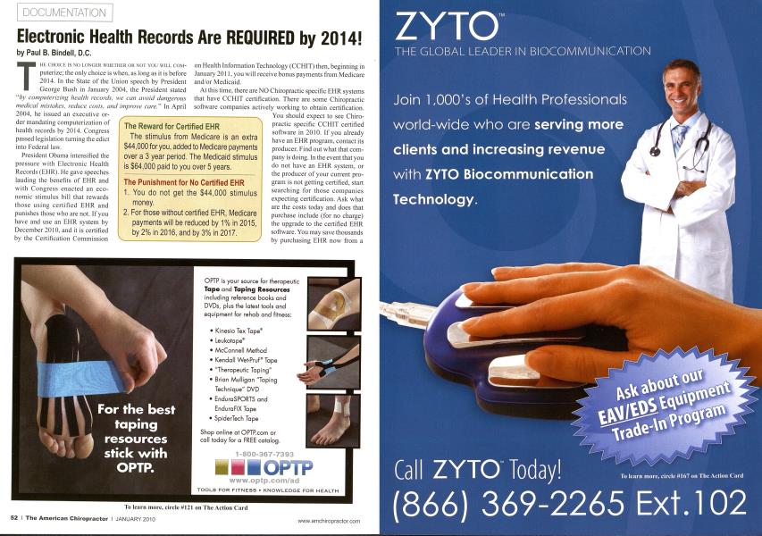 Electronic Health Records Are REQUIRED by 2014!