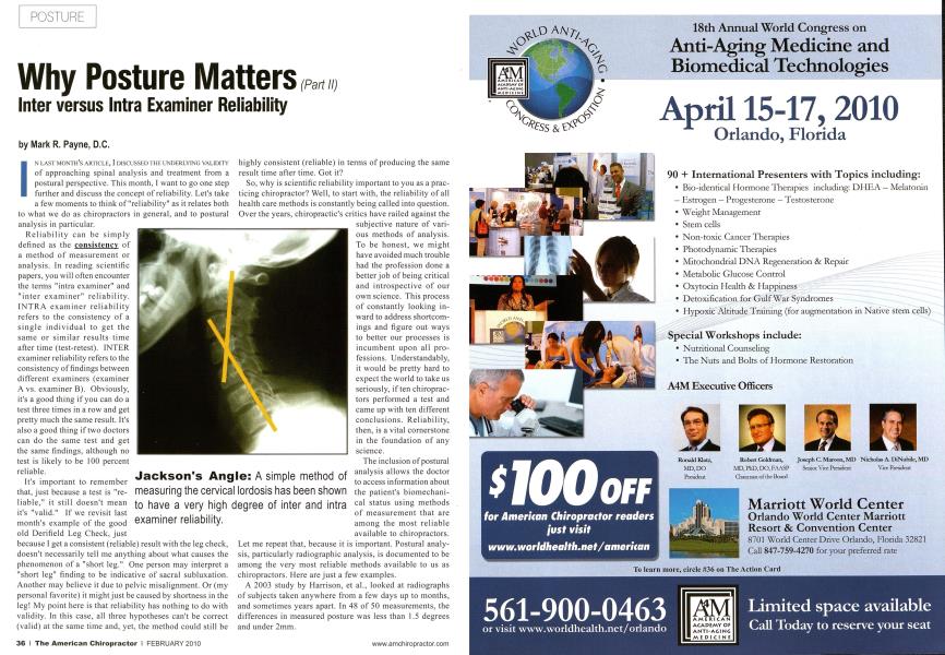Why Posture Matters (Part II)