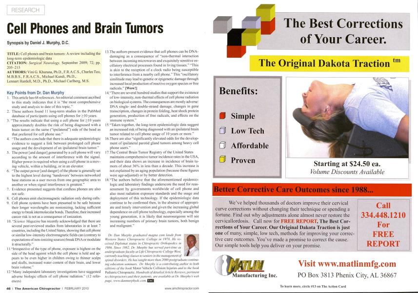 Cell Phones and Brain Tumors