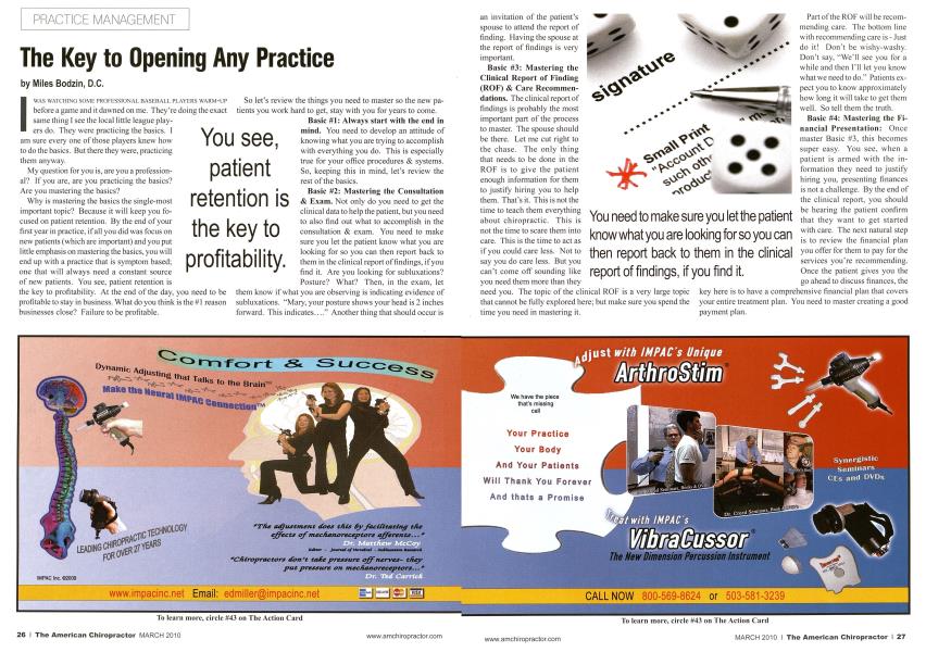The Key to Opening Any Practice