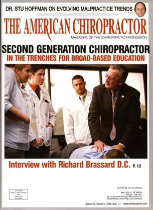 April 2010 | The American Chiropractor