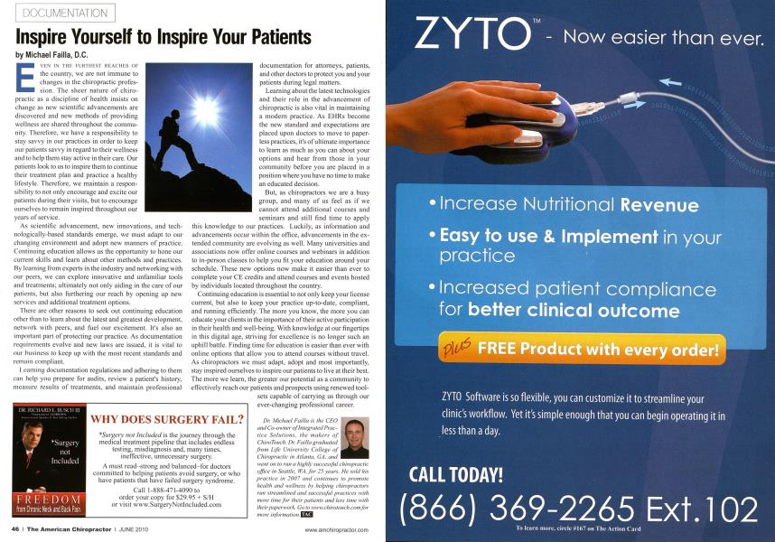Inspire Yourself to Inspire Your Patients