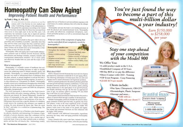 Homeopathy Can Slow Aging! improving Patient Health and Performance