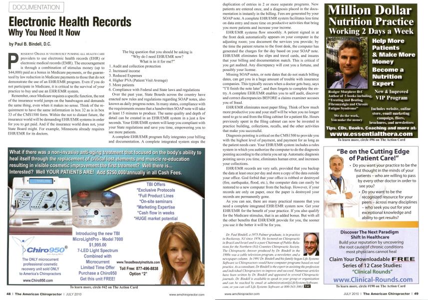 Electronic Health Records Why You Need It Now