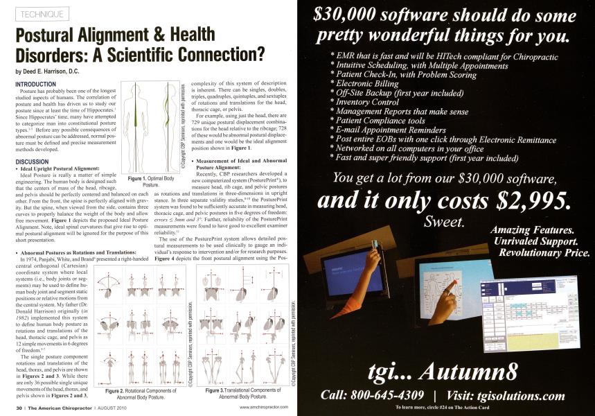 Postural Alignment & Health Disorders: A Scientific Connection?