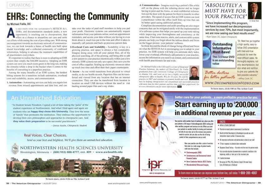 EHRs: Connecting the Community