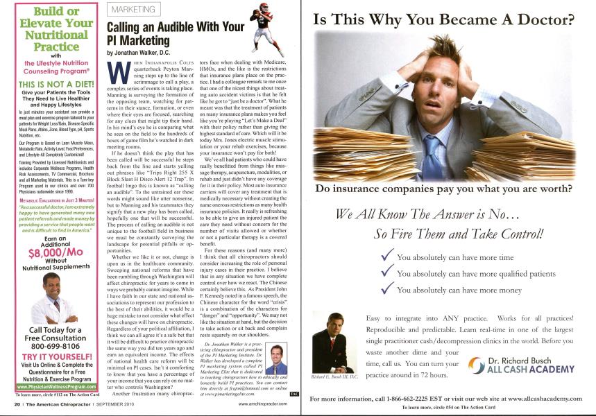 Calling an Audible With Your PI Marketing