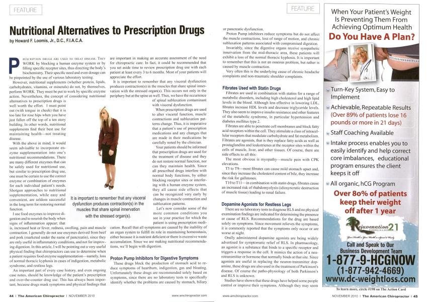 Nutritional Alternatives to Prescription Drugs
