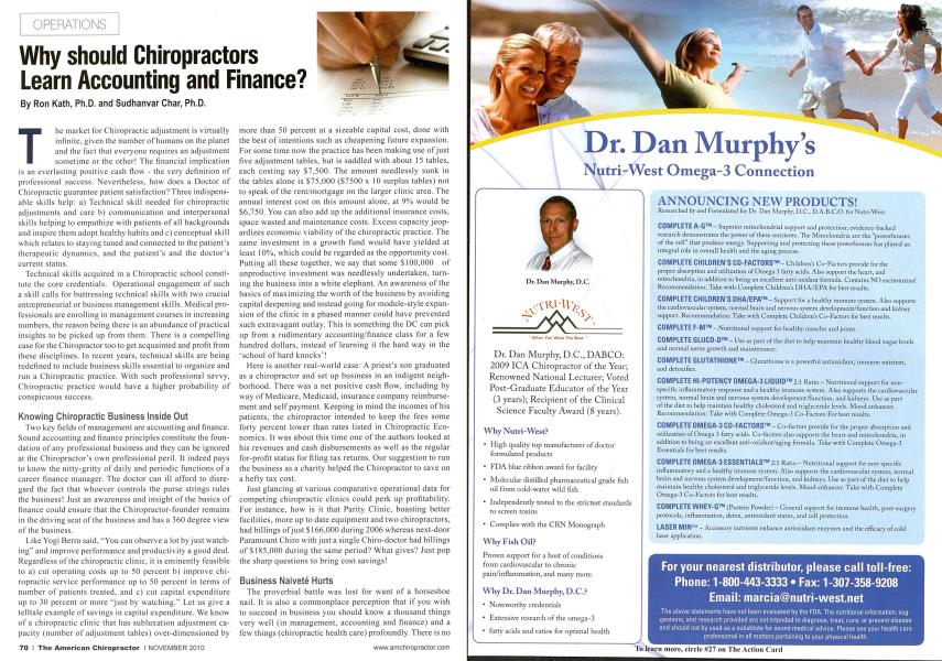Why should Chiropractors Learn Accounting and Finance?