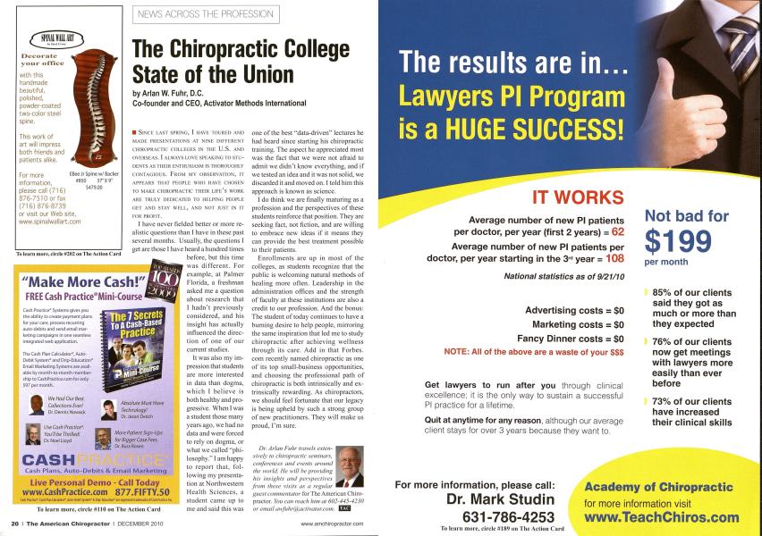 The Chiropractic College State of the Union