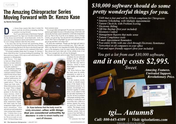 The Amazing Chiropractor Series Moving Forward with Dr. Kenzo Kase